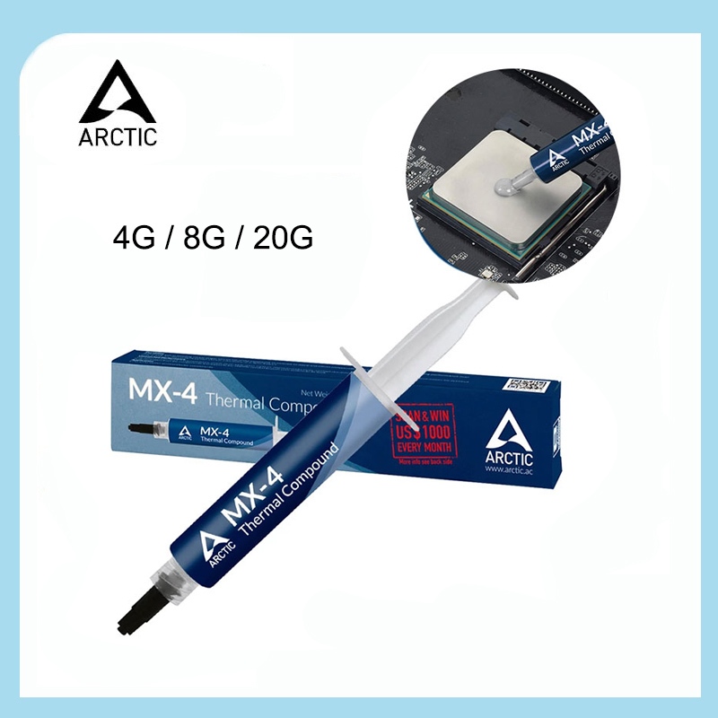 MX-4 จาระบีความร้อนสําหรับ CPU / GPU cooling paste 4G/8G/20G