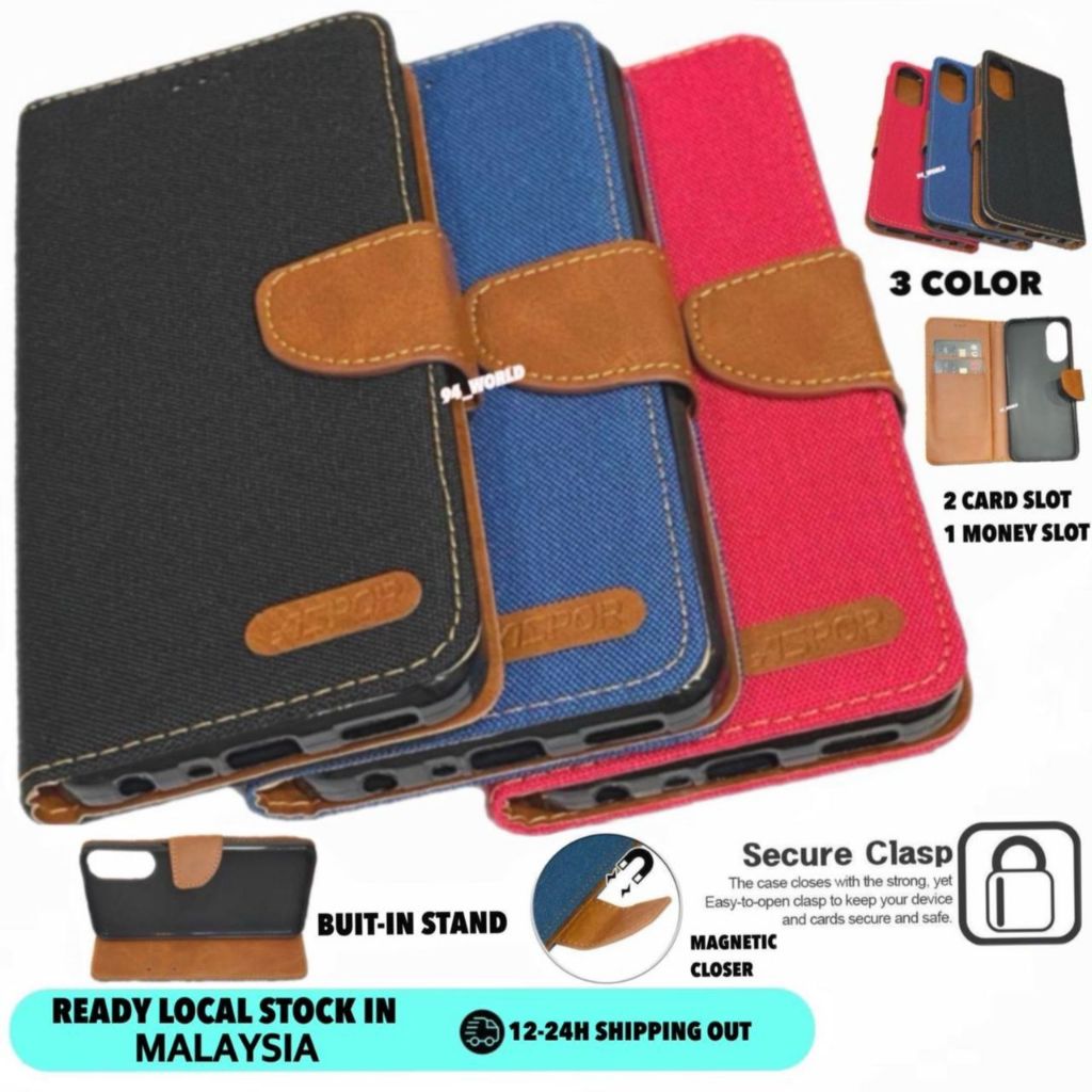 HONOR X5D PLUS /X5D /X5B PLUS /X5B MERCURY CARD พร้อม MONEY FLIP BAG CASE