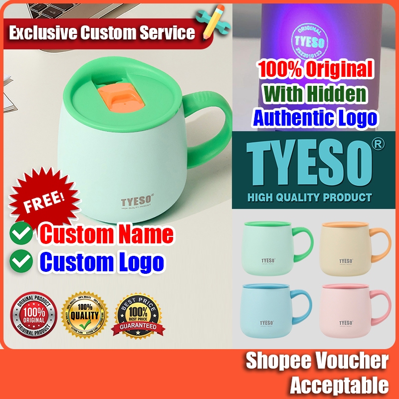 PERCUMA แก้วเคลือบเซรามิก Nama Tyeso แบบกําหนดเอง SUS 304 ถ้วยกาแฟฉนวนผนังคู่