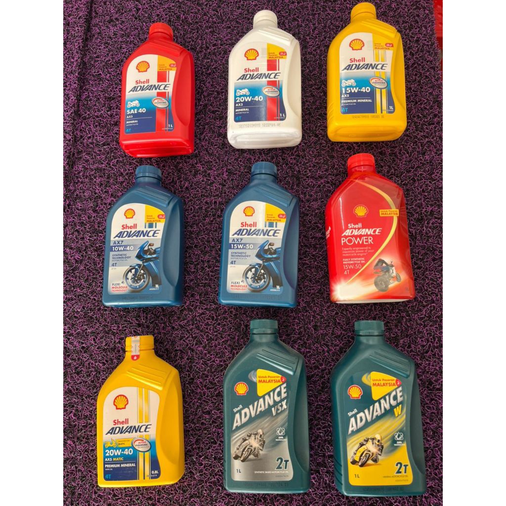 น้ํามันเครื่อง SHELL 4T/4T SCOOTER/2T