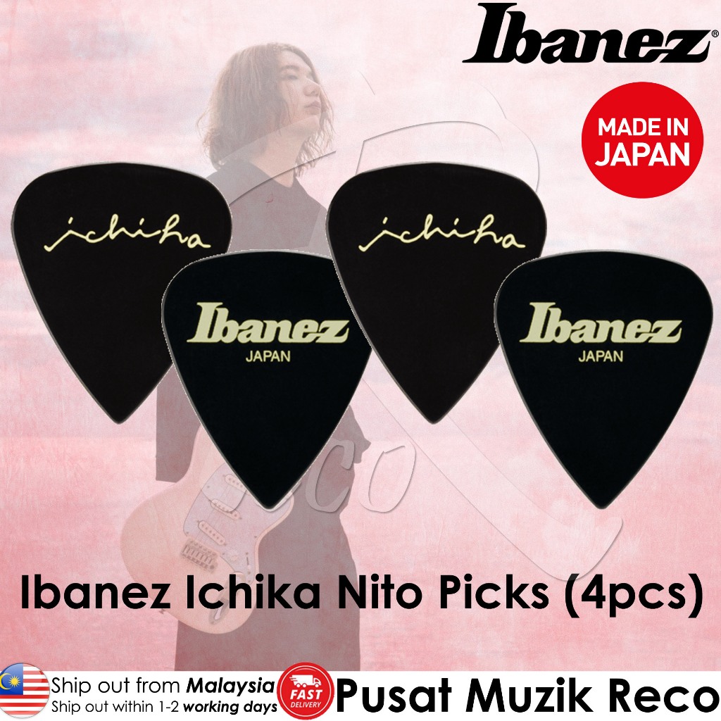 Ibanez Ichika Nito Signature Guitar Pick (4 ชิ้น) Acoustic Electric Guitar Pick Pemetik Gitar Akusti