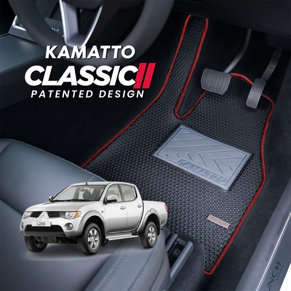Kamatto Classic Mitsubishi Triton 2005 - 2015 พรมปูพื้นและพรมรถยนต์