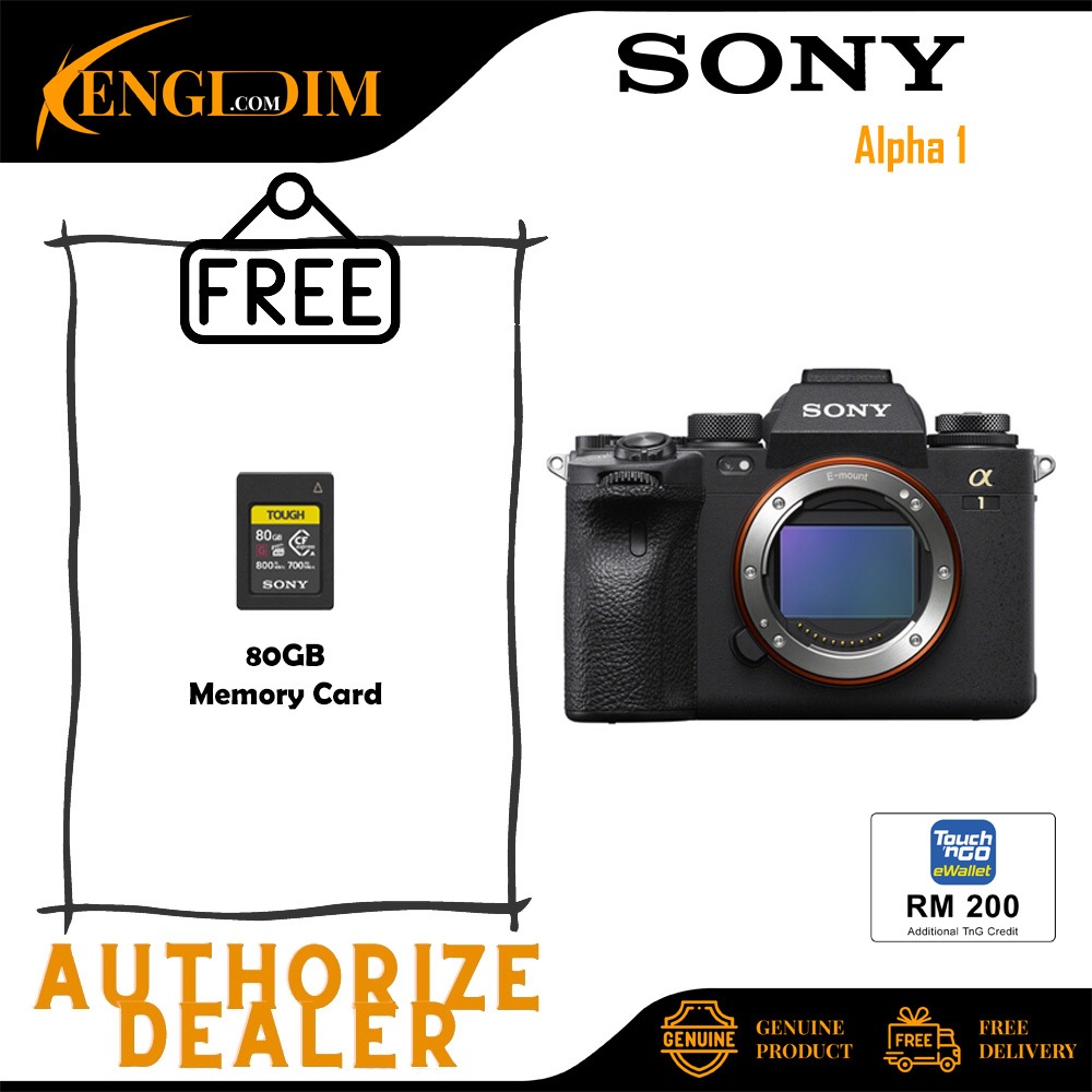 กล้องดิจิตอล Mirrorless Sony Alpha 1 / A1 (เฉพาะตัวเครื่อง)