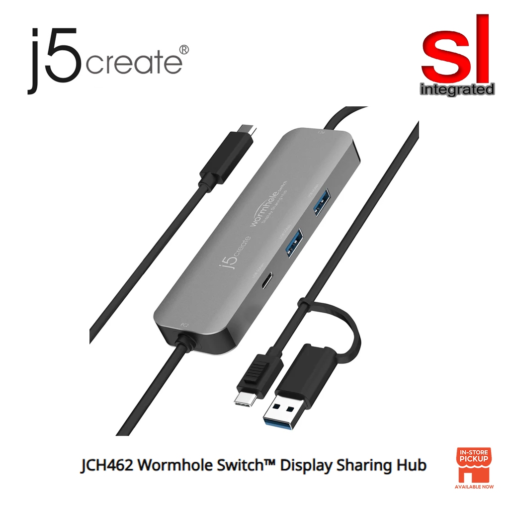 J5create Wormhole SwitchTM Display Sharing Hub (JCH462)