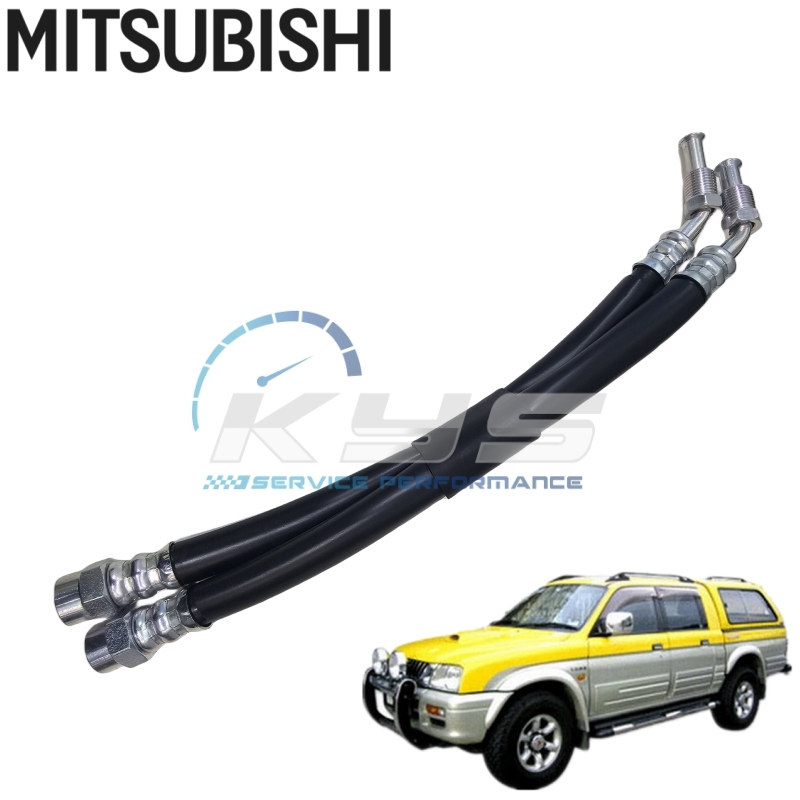 ราคา 1SET/2PCS MR127900 MITSUBISHI STORM 2.5 L200 K74, PAJERO SPORT 4D56 ENGINE OIL COOLER feed & re