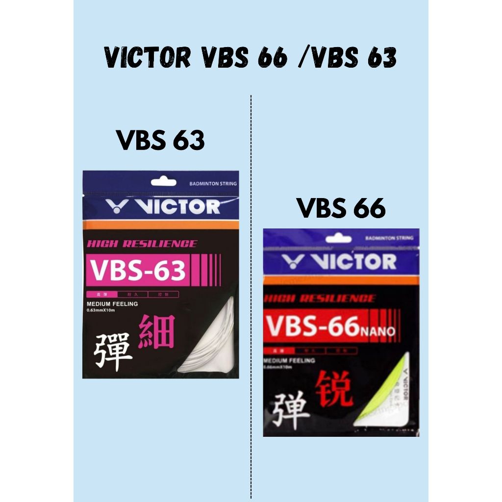 สายแบดมินตัน Victor VBS 66 NANO / VBS63