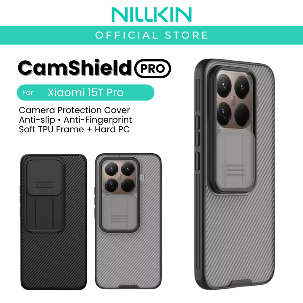 เคส Nillkin CamShield Pro สําหรับ Xiaomi 15T/15T Pro (ใหม่)/14T/14T PRO/Xiaomi 13 ฝาครอบป้องกันกล้อง
