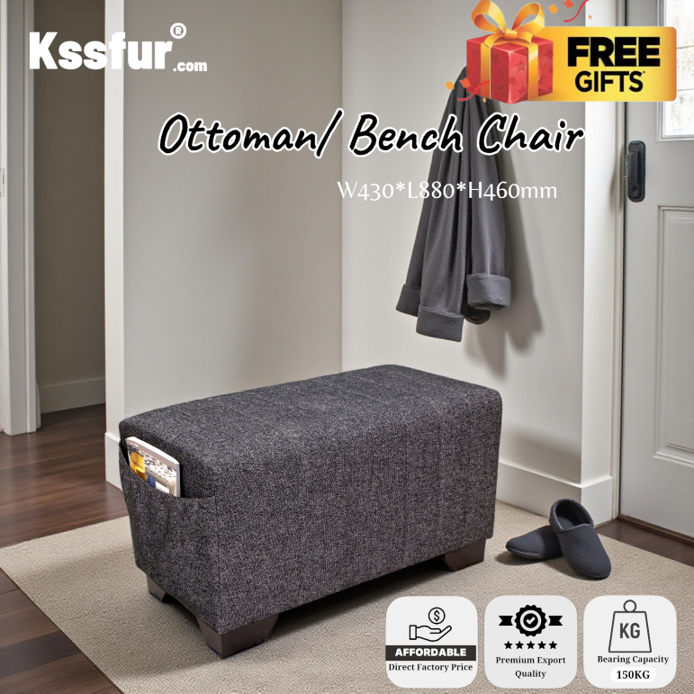KSSFUR KOT-129 BENCH / OTTOMAN STOOL-L88CM X W43CM X H40CM