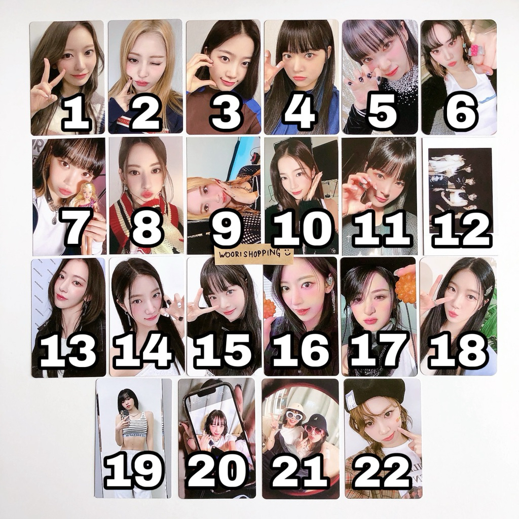 LE SSERAFIM Unforgiven Antifragile Easy Fancon อย่างเป็นทางการ POB WVS COMPACT Photocard Chaewon Sak