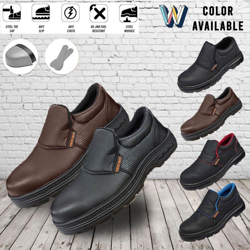 รองเท้านิรภัย Low Cut ผู้ชายผู้หญิง Safety Boot Rubber Kasut Safety Sarung Lelaki Perempuan