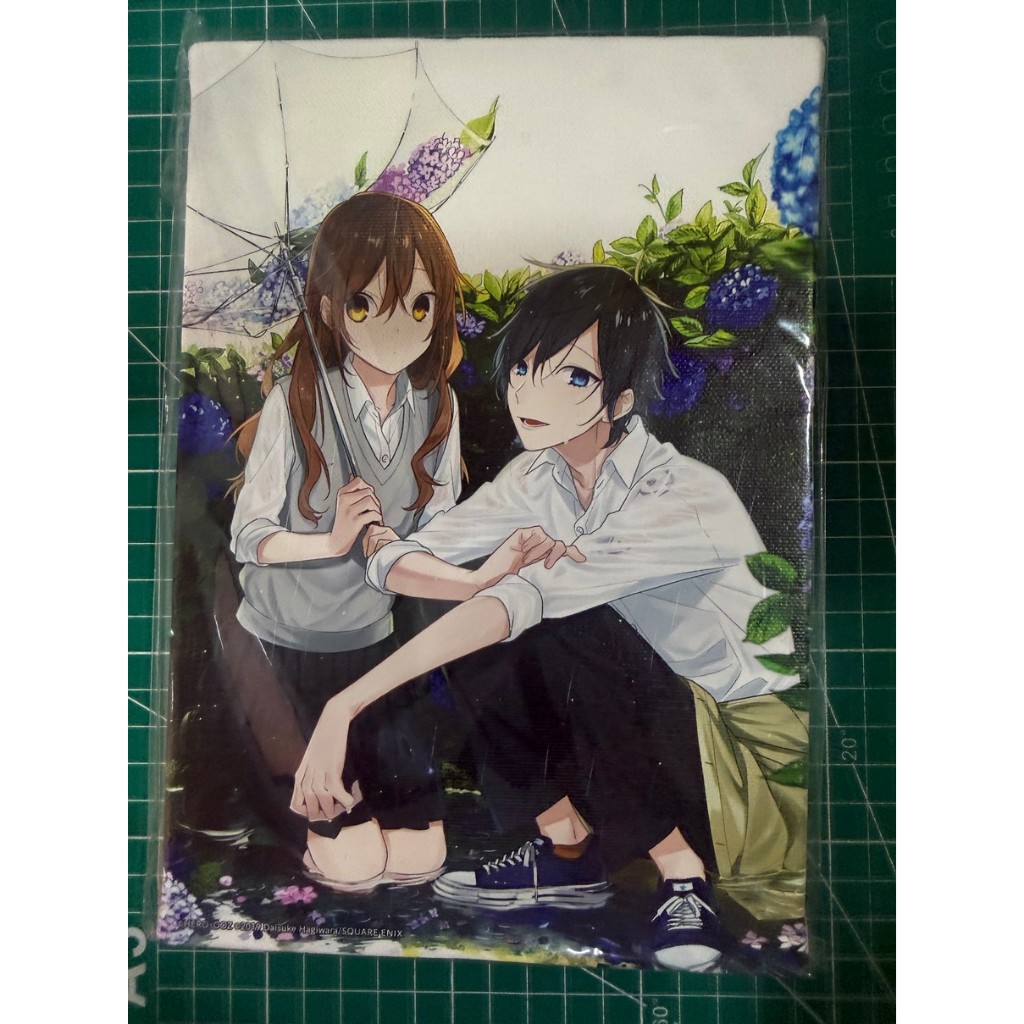 ศิลปะผ้าใบ Horimiya Cafe พร้อมกรอบไม้