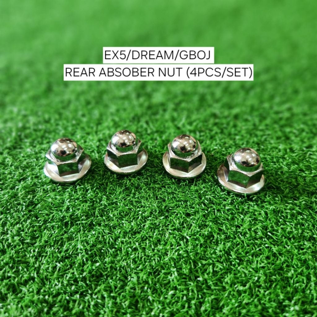 EX5/EX5 DREAM/GBO-J REAR ABSORBER NUT (1SET-4PCS)