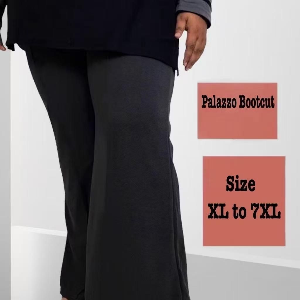 Muslimah Bootcut Kulit Laici Size XL-7XL-003205