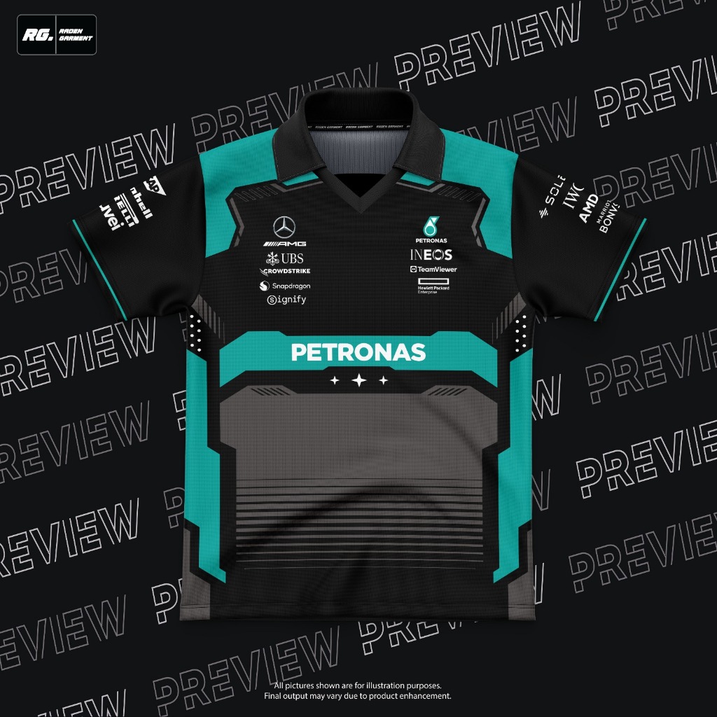 MERCEDES AMG PETRONAS FORMULA ONE F1 (ออกแบบโดย Raden Garment)