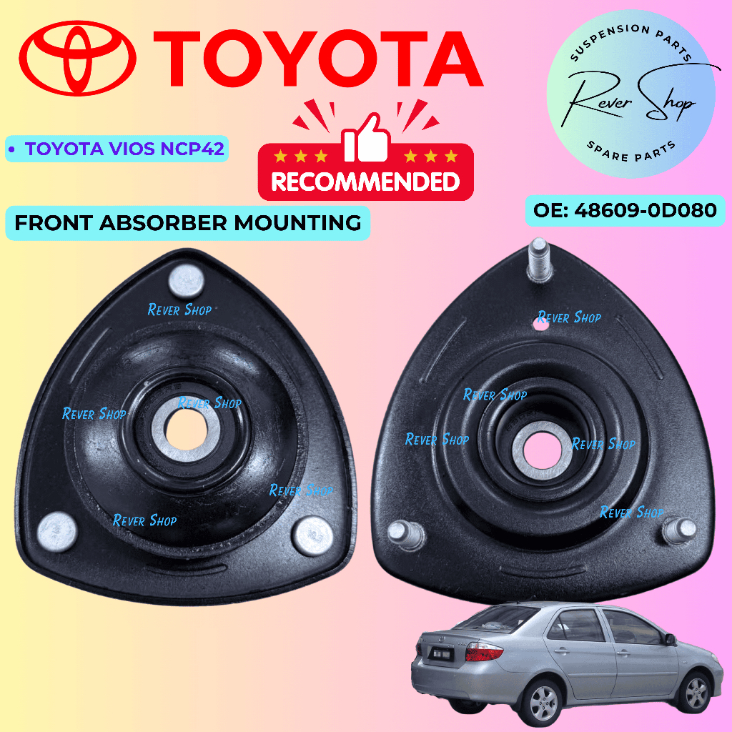 ขายึดโช๊คหน้า Toyota Vios 1.5 NCP42 [48609-0D080]