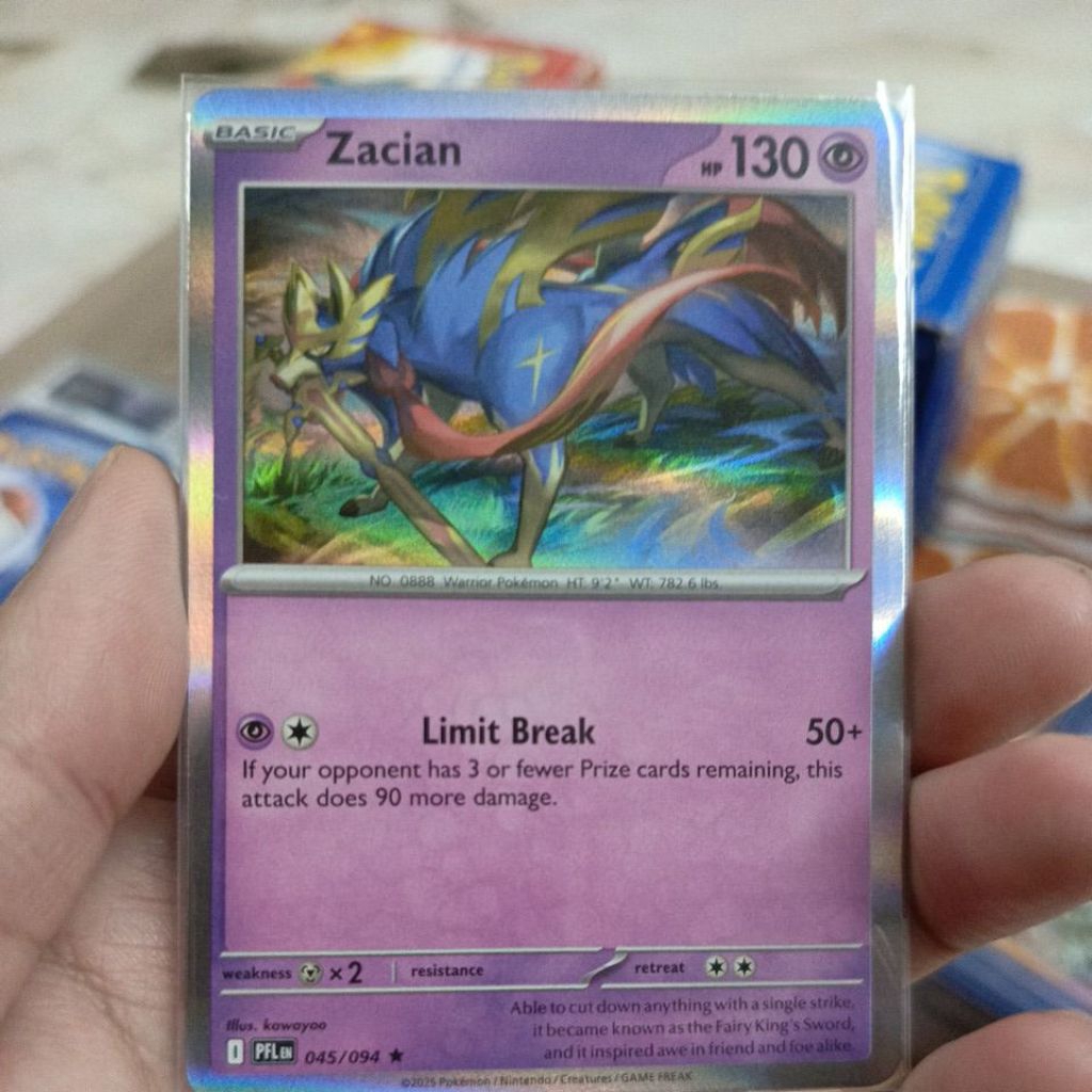 Pokemon TCG Zacian Phantasmal Flames
