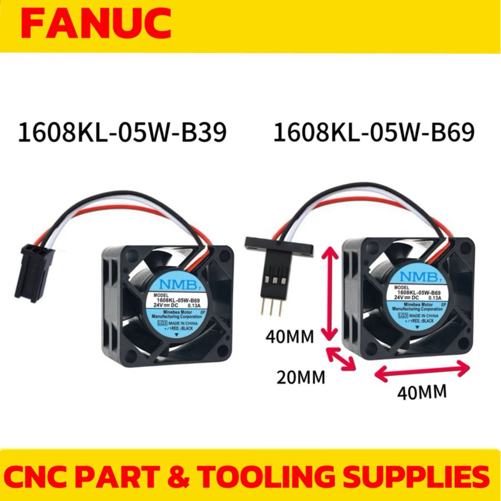 NMB 1608KL-05W-B39 / 1608KL-05W-B69 FANUC SERVO AMPLIFIER COOLING FAN