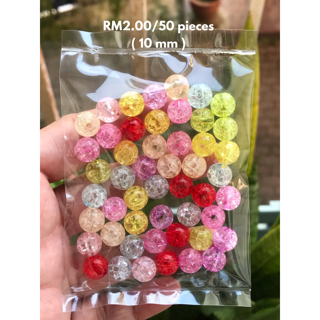 RM2.00/50 kyping : 10mm-006 - Manik - Bead - 10 mm