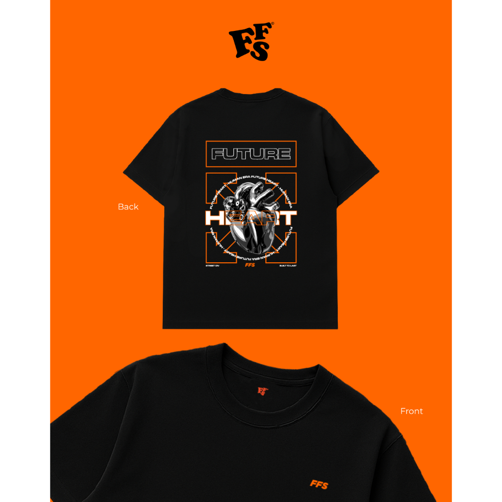 FFS Heavyweight Essential Tee หัวใจแห่งอนาคต