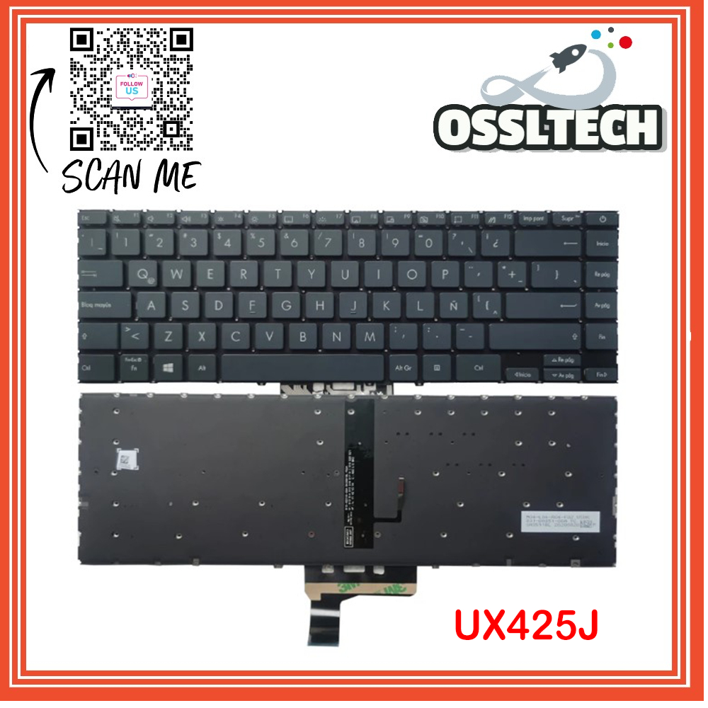 Asus ZenBook 14 UX425 UX425J UX425JA UX425E UX425EA U4700 แป้นพิมพ์ทดแทนแล็ปท็อป