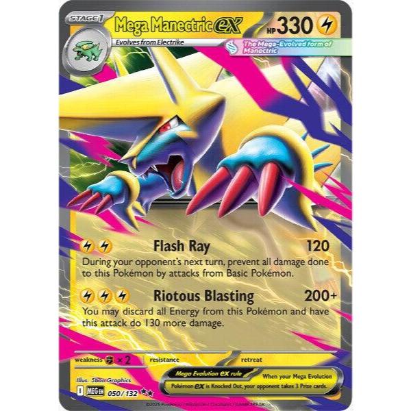 Mega Manectric ex 050/132 - Pokemon Mega Evolution SINGLES