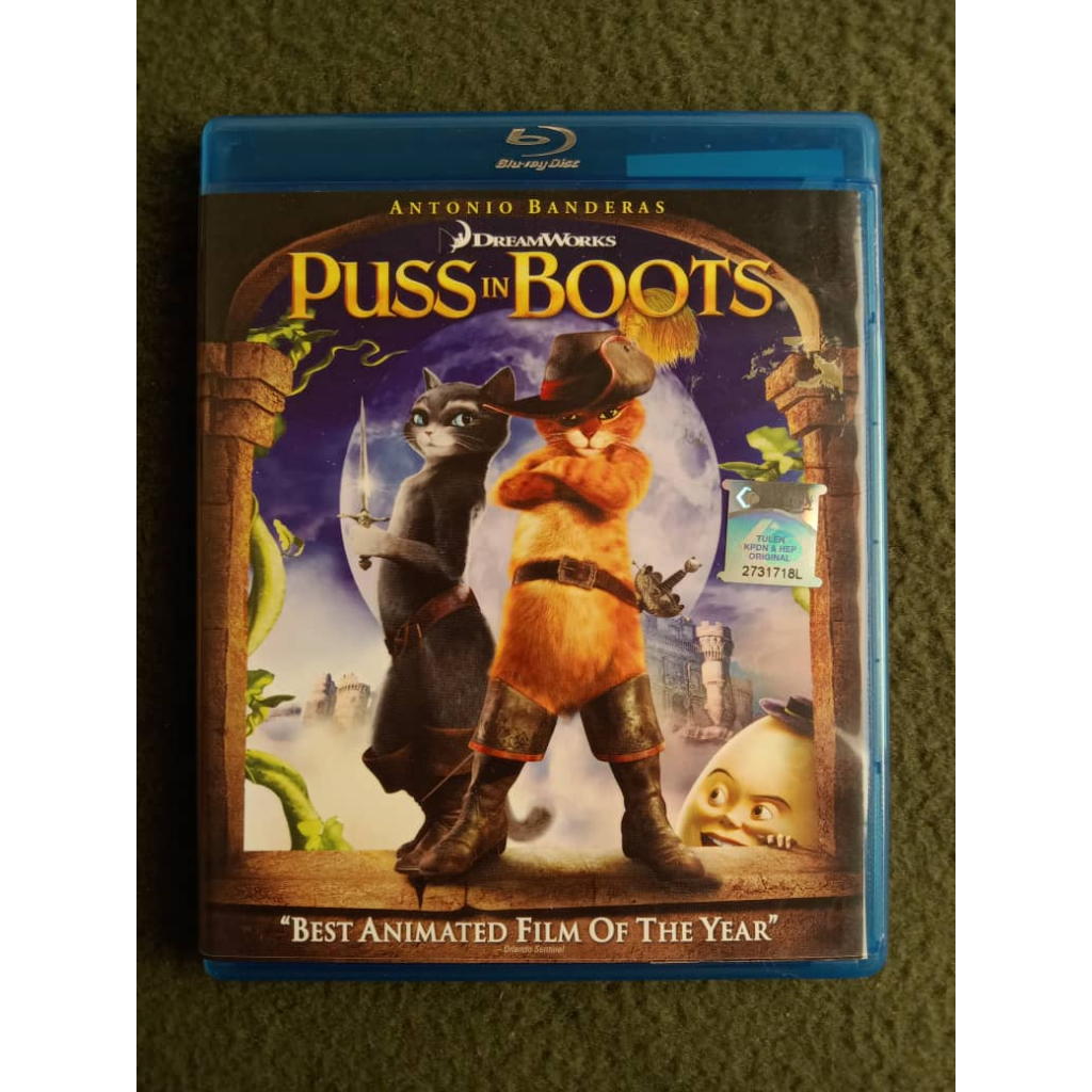 BLU-RAY PUSS IN BOOTS CARTOONS
