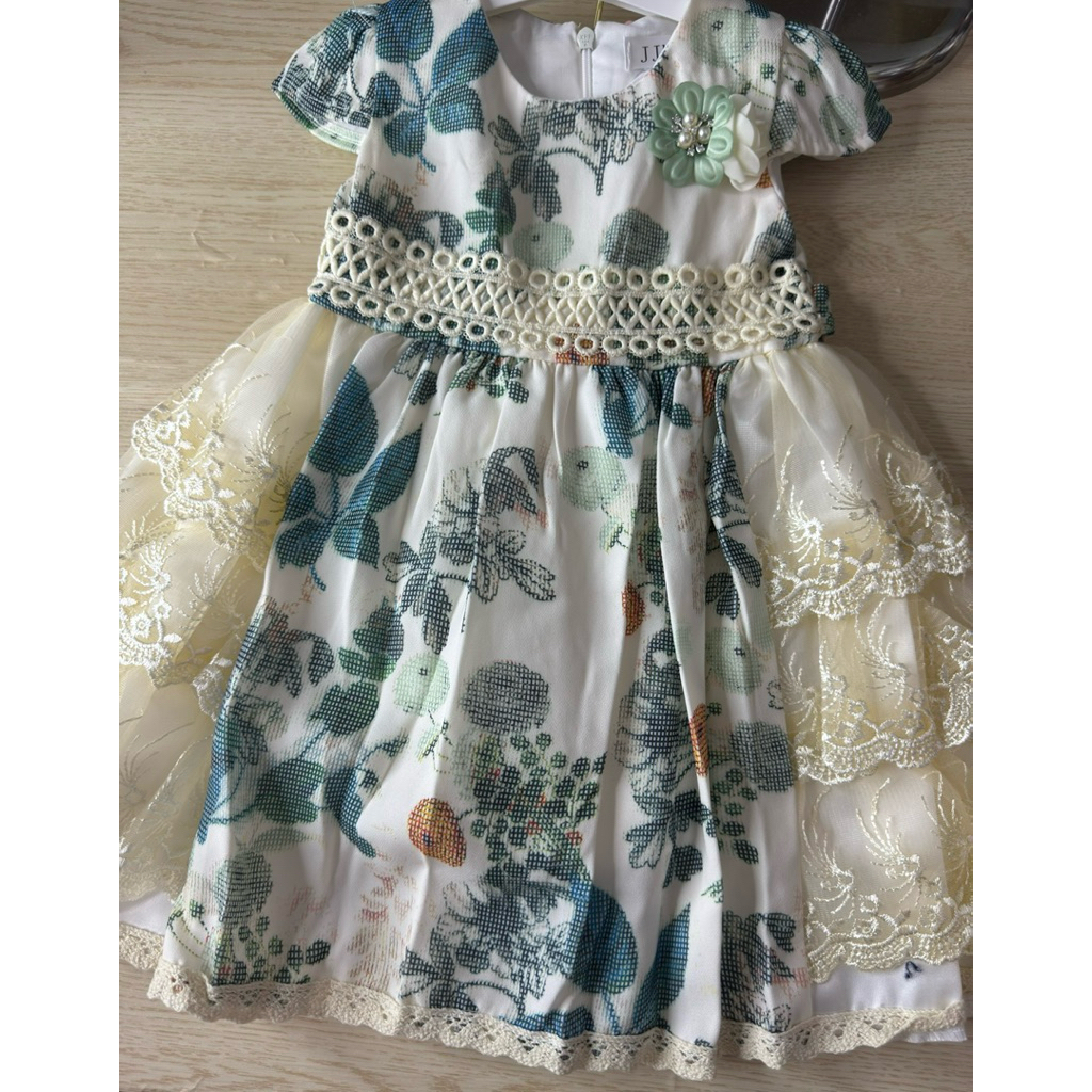DRESS KEPOK SIZE; 9/12M-2/3Y