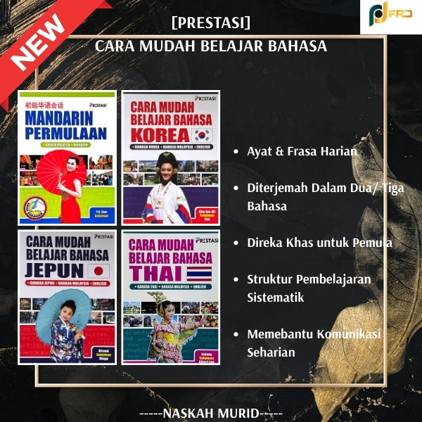 (DL) EASY WAY TO LEARN KOREAN / JAPANESE / THAI LANGUAGE / SEPANYOL LANGUAGE / LANGUAGE