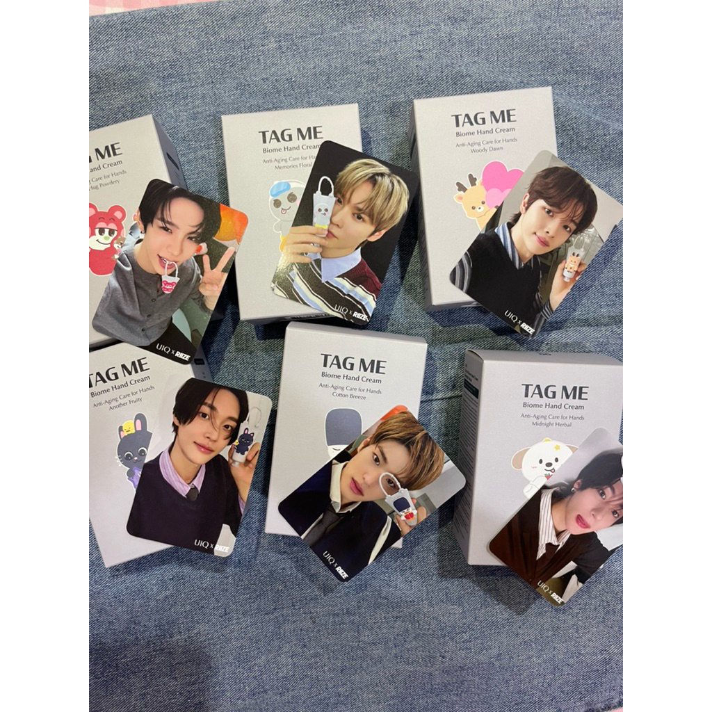 (หลวม) Riize UIQ แฮนด์ครีม + การ์ดรูปถ่าย