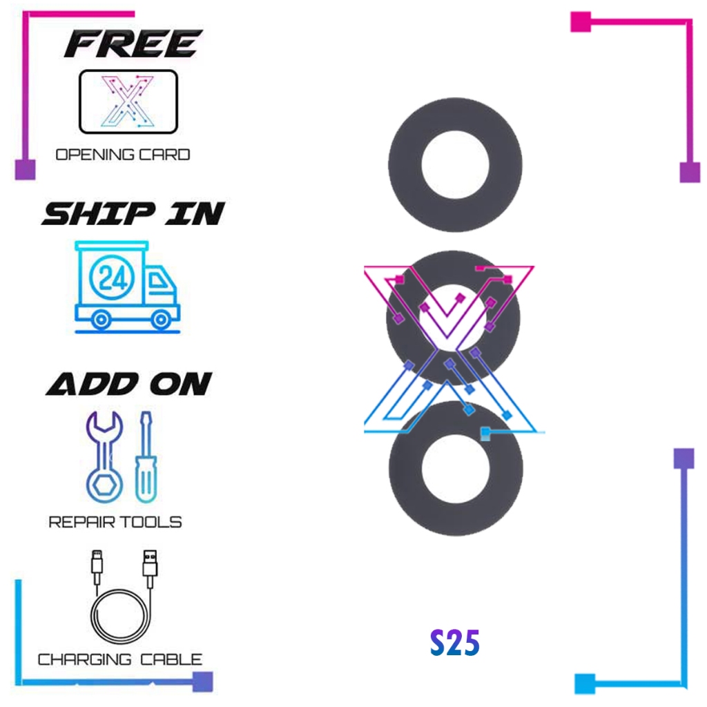 เลนส์กล้องสําหรับ SAMSUNG S25 S931B (Kaca Lens Kamera)