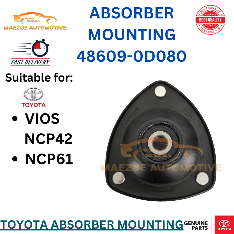 TOYOTA VIOS NCP42 /TOYOTA IST NCP61 - 48609-0D080 ด้านหน้า ABSORBER MOUNTING