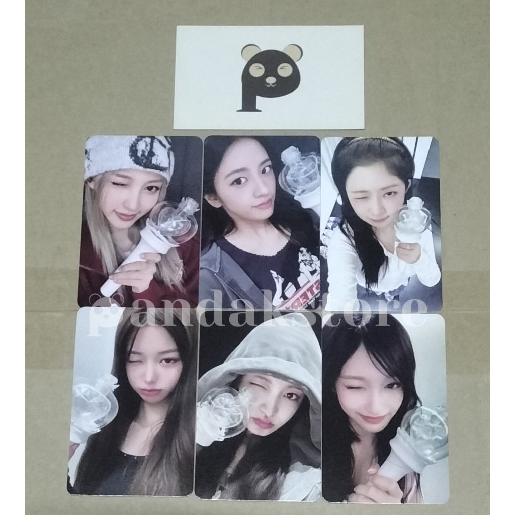 ชุด 6 โฟโต้การ์ด IVE OFFICIAL LIGHTSTICK VER 2 POB