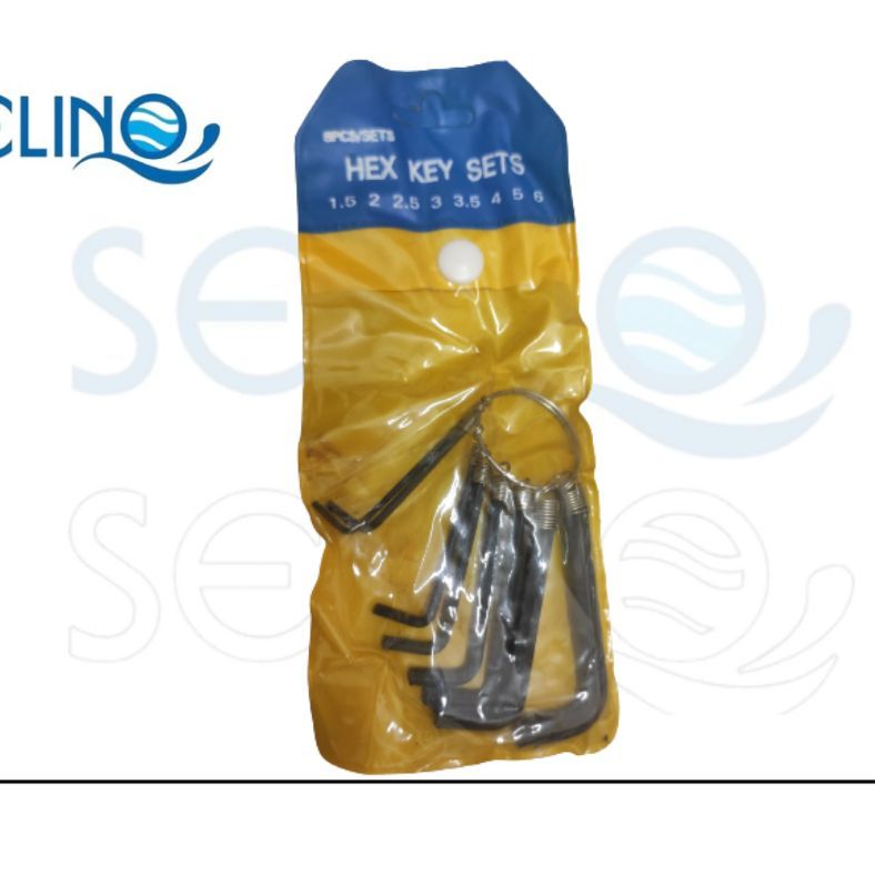 8ชิ้น 302818 STS SUPA NORMAL ALLEN KEY SET (ชุดรวม)