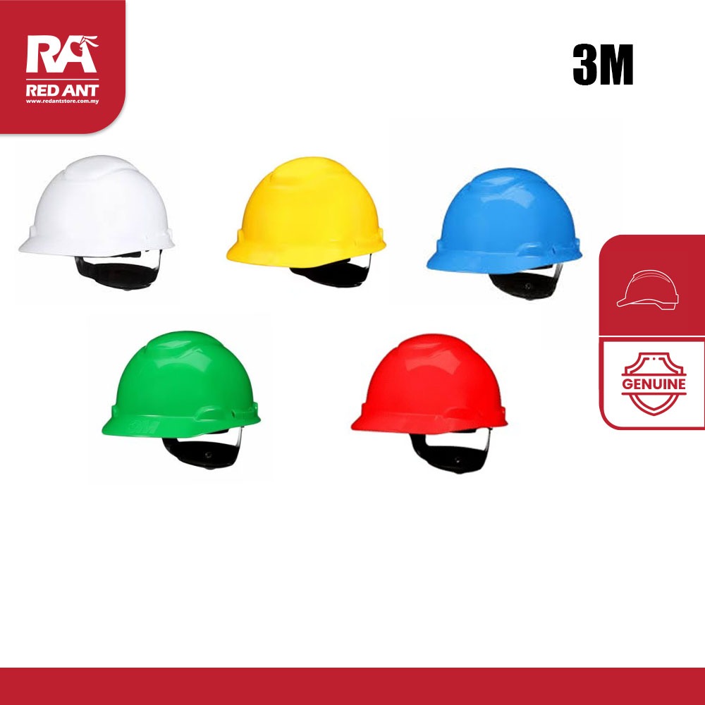 (1SET) 3M SAFETY HELMET H-700SFR-UV SERIES RACHET SAFETY HELMET, CHIN STRAP INCLUDED