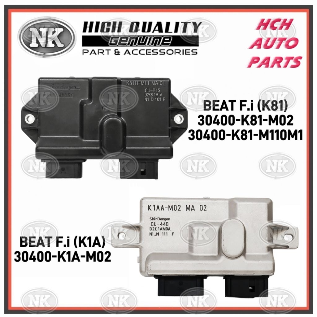 โมดูล ECU - HONDA - BEAT Fi/ BEAT Fi 2020 - 30400-K81-M02/ 30400-K81-M110M1 30400-K1A-M02 - V1,V2,V3