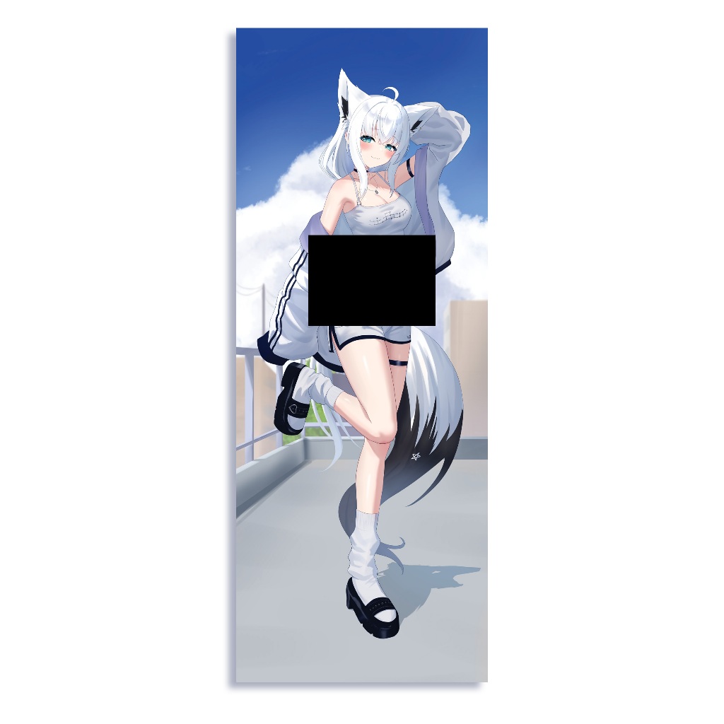 Shirakami Fubuki life size Hololive Tapestry by Nisemori