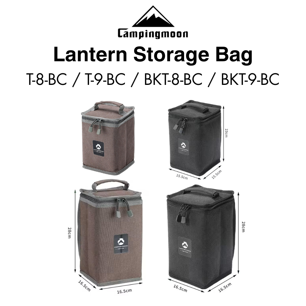CAMPINGMOON Lantern Canvas Storage Bag T-8-BC / T-9-BC / BKT-8-BC / BKT-9-BC