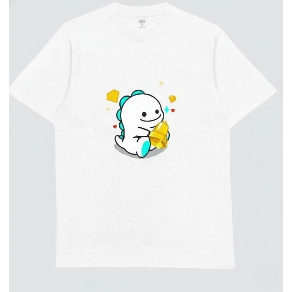 เสื้อยืด Bigo Live เสื้อคู่ Dino น่ารัก Unisex