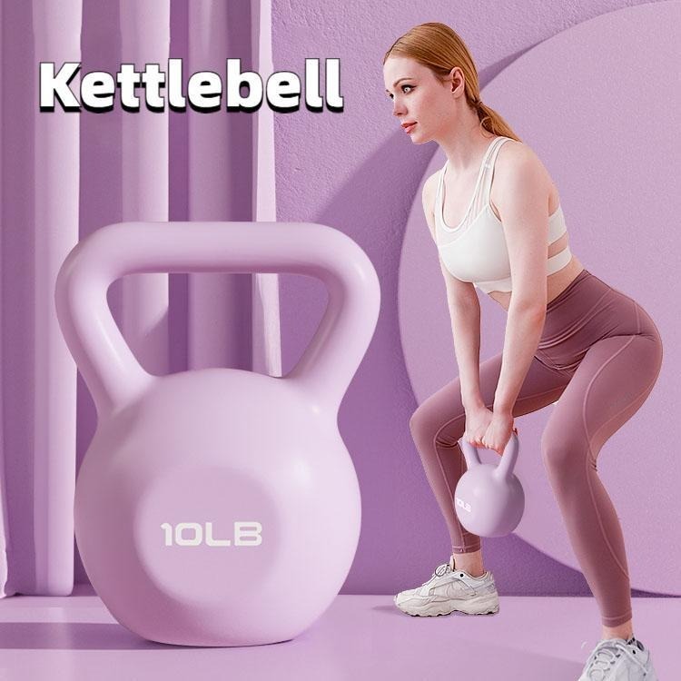 SONALA 5Lbs/10Lbs/15Lbs/20Lbs Kettlebell ชุดเคลือบ PVC Candy สี Kettlebell อุปกรณ์ยิม