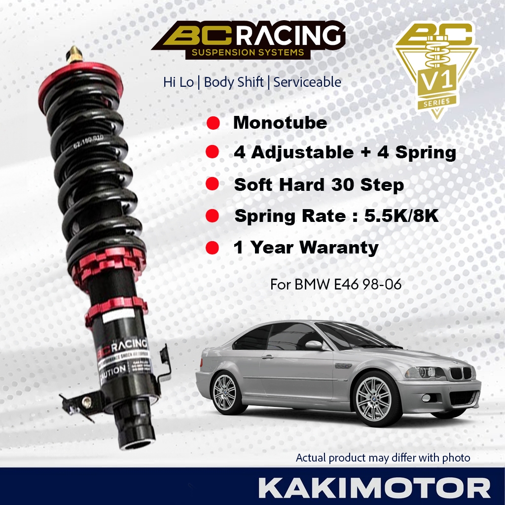 BMW 3 SERIES E46 -BC RACING V1 SERIES SUSPENSION สามารถเป็น ADJUSTED