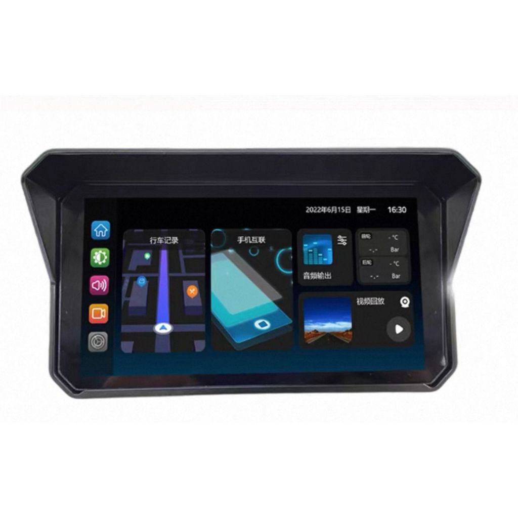 AlienRider ระบบขี่มอเตอร์ไซค์ Carplay Cover เปลือกบังแดด