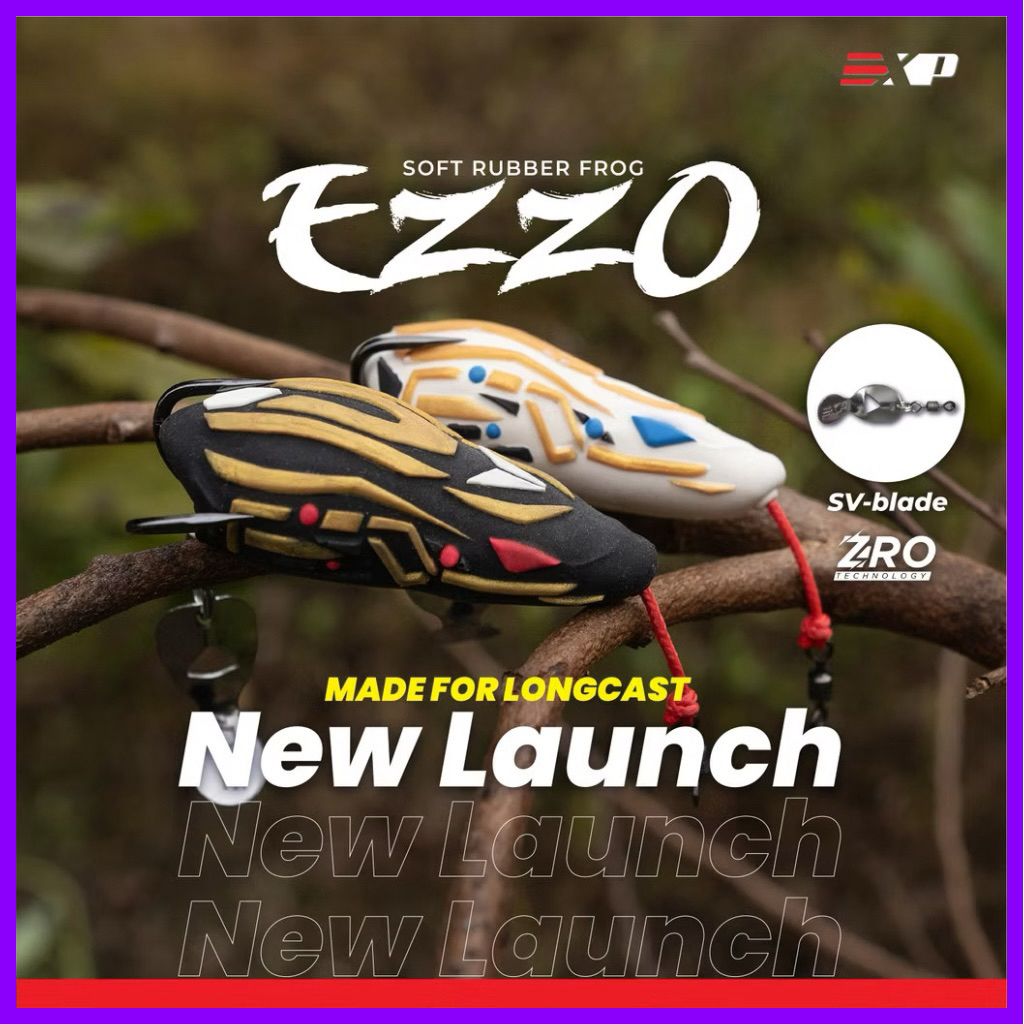 EXP EZZO Soft Frog•5 mm 7g•SV Blade•Kail Sheild Tech•Z-RO Tech Hook•Full Body Colour