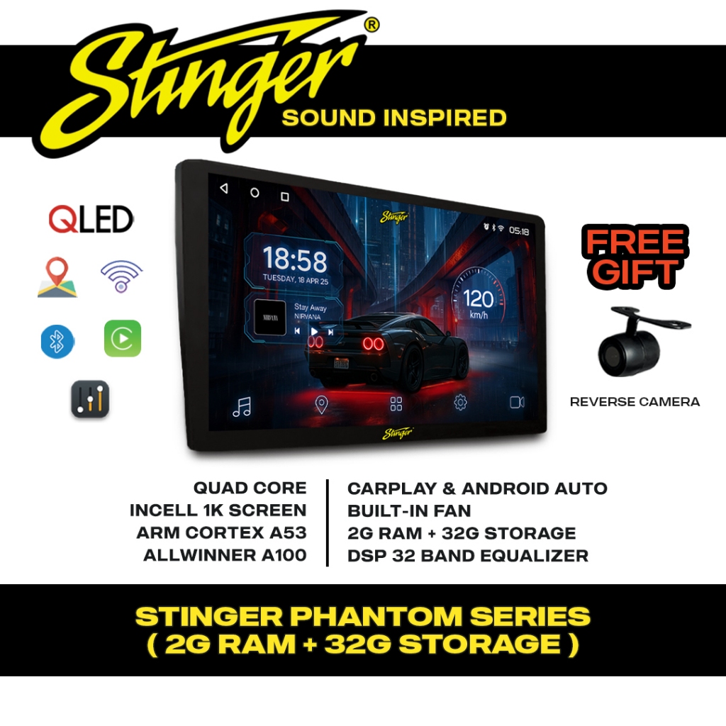 Stinger Android Player Quad Core พัดลมในตัว (9"/10"/2GB Ram + 32 ROM)