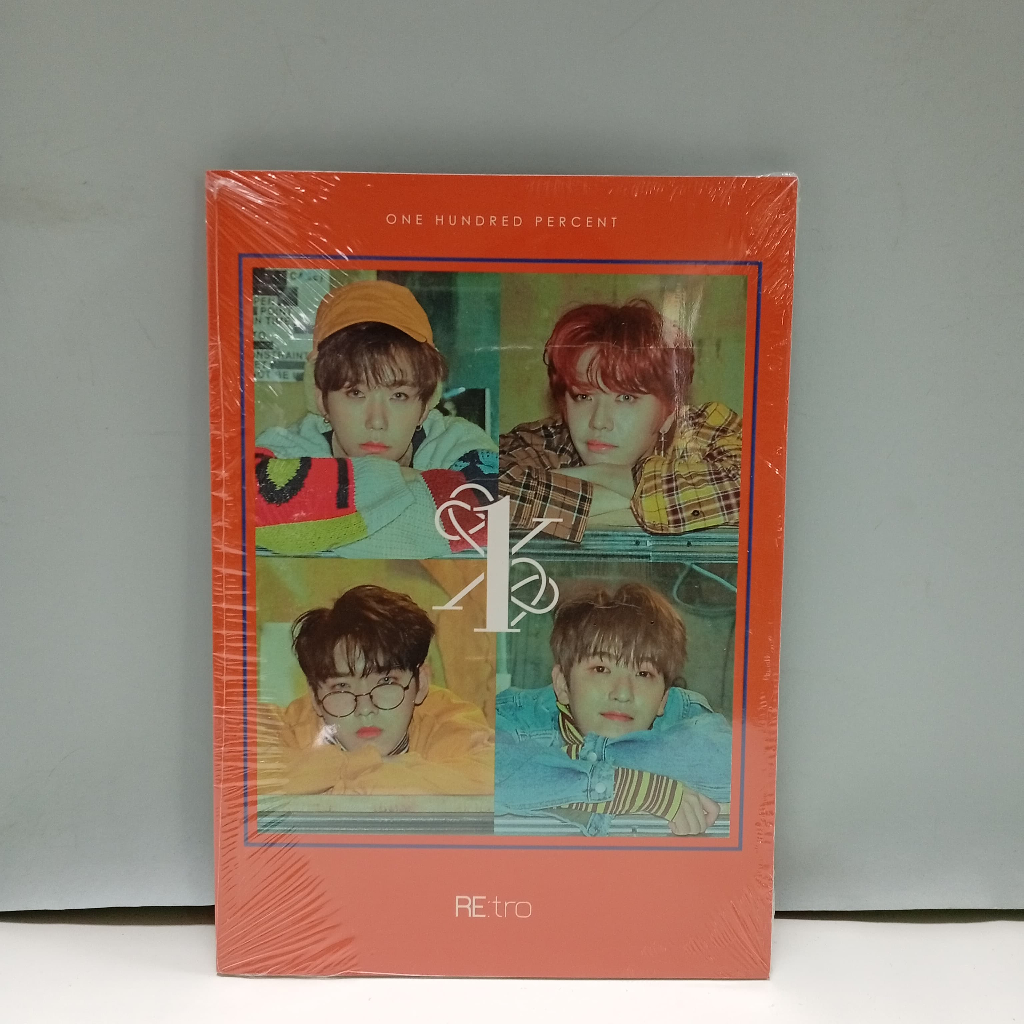 J3-80-10 CD TERPAKAI BERSEAL [ ONE HUNDAD PERCENT - RE:TRO HIP ] ประทับตราซีดีที่ใช้แล้ว J3-80-10