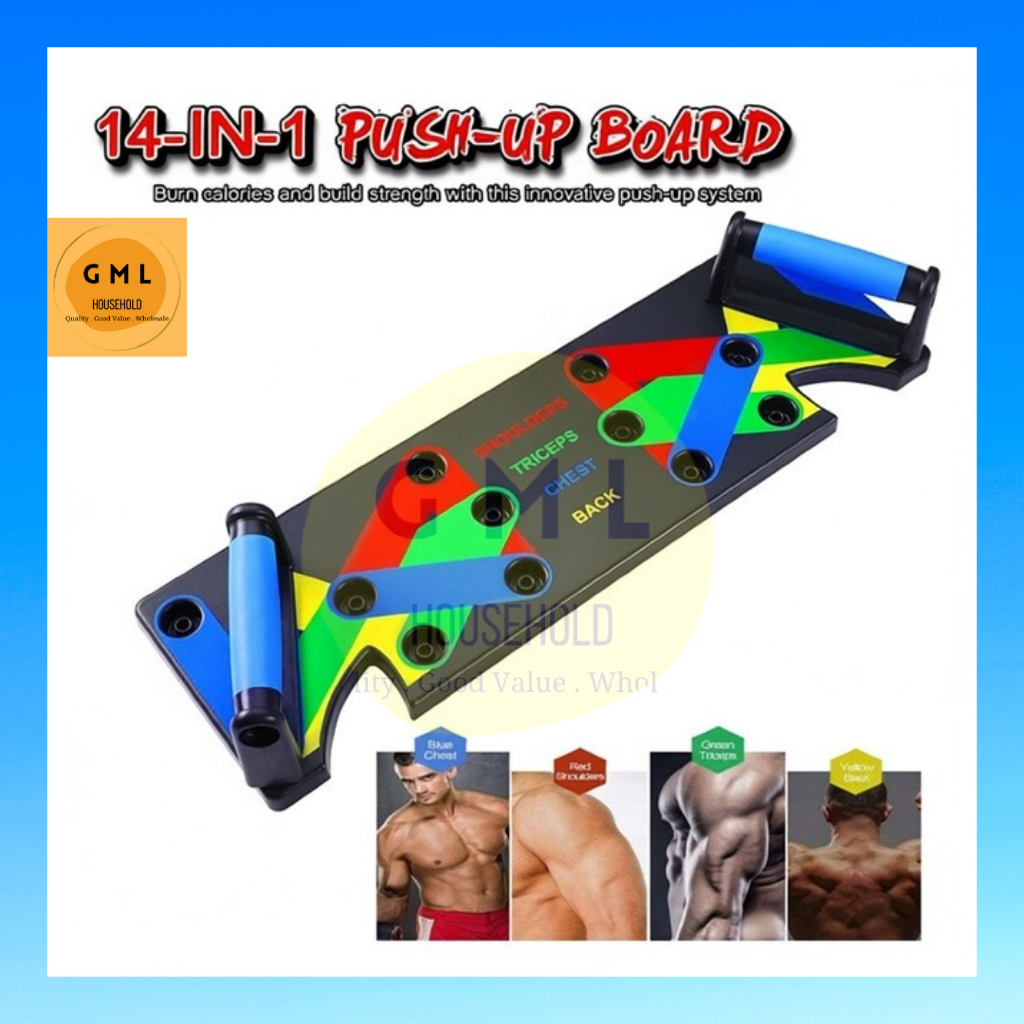 GMLH Push Up Board System, เพาะกายฟิตเนส, Push Up Bracket Board Training Rack สําหรับผู้ชายและผู้หญิ
