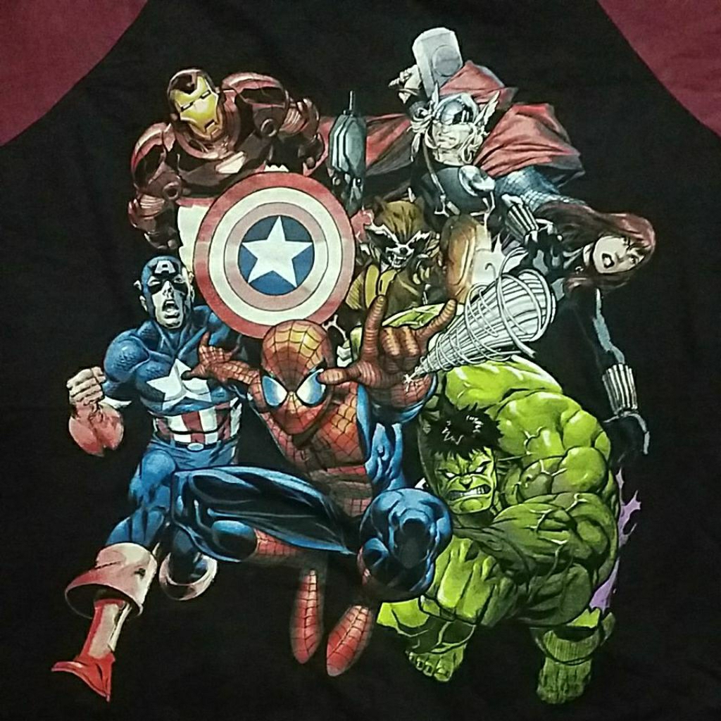 RAGLAN เสื้อยืด MARVEL OVP SIZE 19X24 INCH