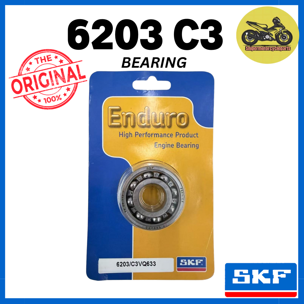 6203 C3 VQ633 แบริ่ง SKF ENDURO