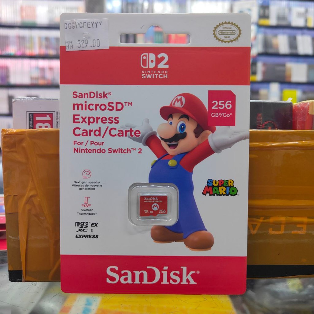 NS2 SANDISK X MICRO SD EXPRESS CARD 256GB ใหม่และ SEALED