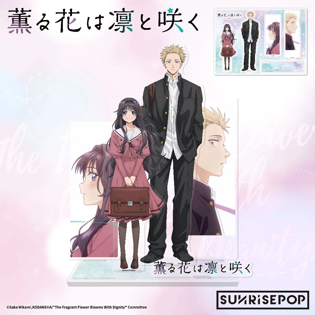 SUNRISEPOP ดอกบานหอมพร้อม Dignity Acrylic Standee 01 - Rintaro & Kaoruko