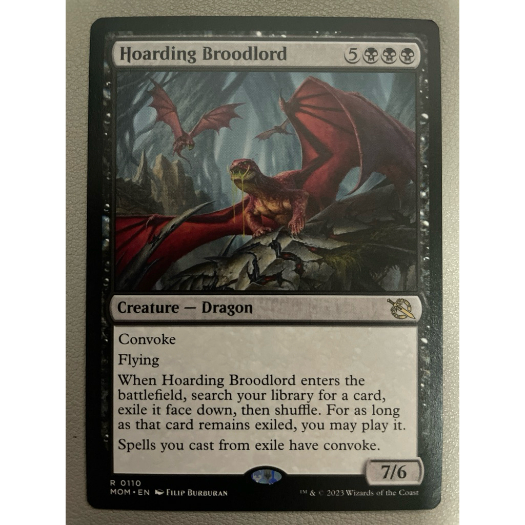 MTG:March of the Machine (MOM) R0110 - Hoarding Broodlord (Non Foil)